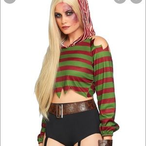 Dream killer Halloween costume/ Freddy Krueger costume/Leg Avenue
